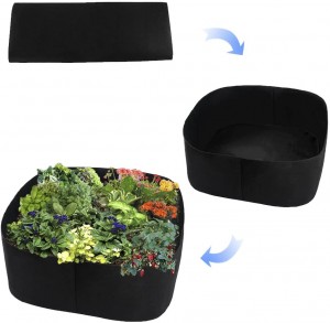 Fabric Raised Planting Bed Garden Grow Bags Breathable Container For Plant Vegetables