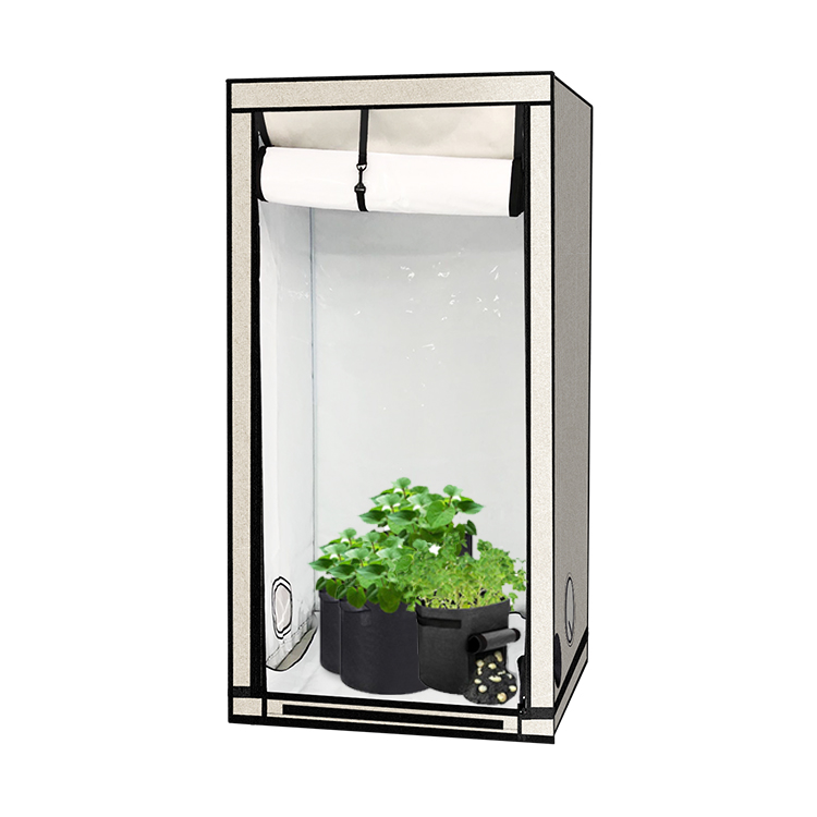 High definition Led Grow Tent - White Grow Tent 80*80*160CM Hydroponics Greenhouse Agriculture Growth Tent – Virex