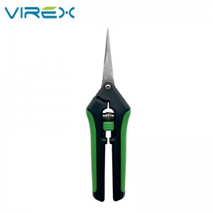 Stainless Scissors Gardening Hand Pruner Pruning Shear with Straight Blades
