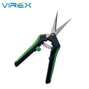 Stainless Scissors Gardening Hand Pruner Pruning Shear with Straight Blades