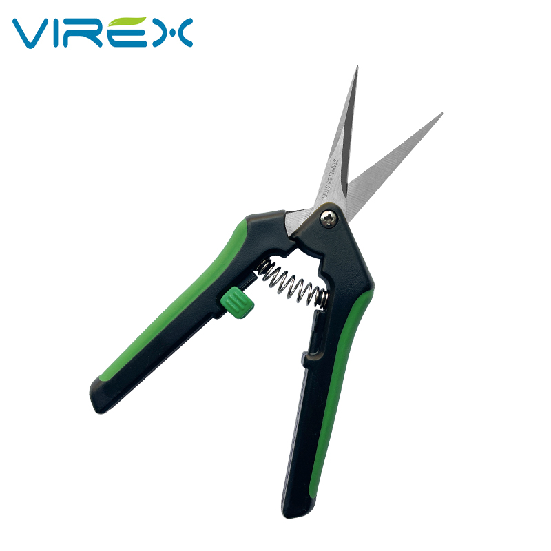 Stainless Scissors Gardening Hand Pruner Pruning Shear with Straight Blades Featured Image