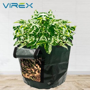 PE Grow Potato Bag Material Outdoor Garden Plant Breathable Vegetable Bag