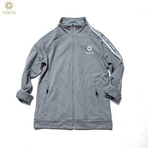 Wholesale Good Quality Cotton Polyester Blend Full Zip Jacket Hoodies Custom Logo