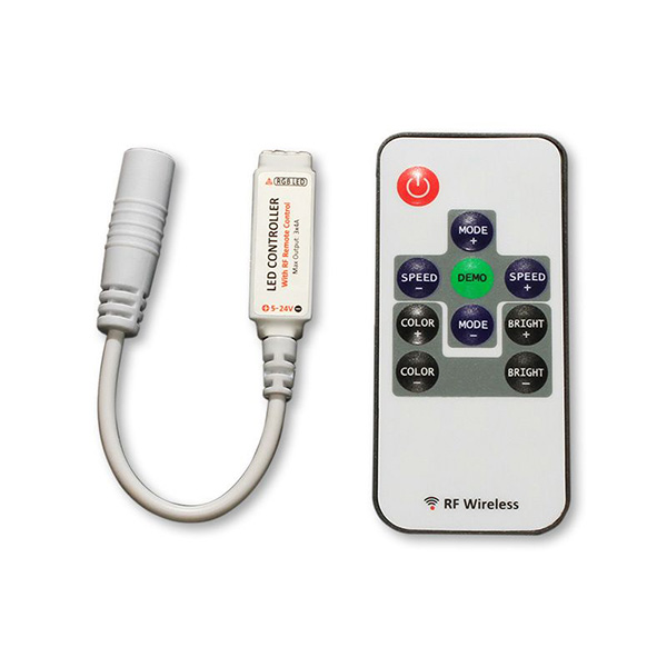 High Quality Led Strip Controller - DC5-24V Mini RF Wireless LED Remote Controller – Vision