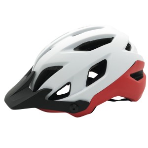 Mountain Bike MTB Helmet -VM202-White&Red