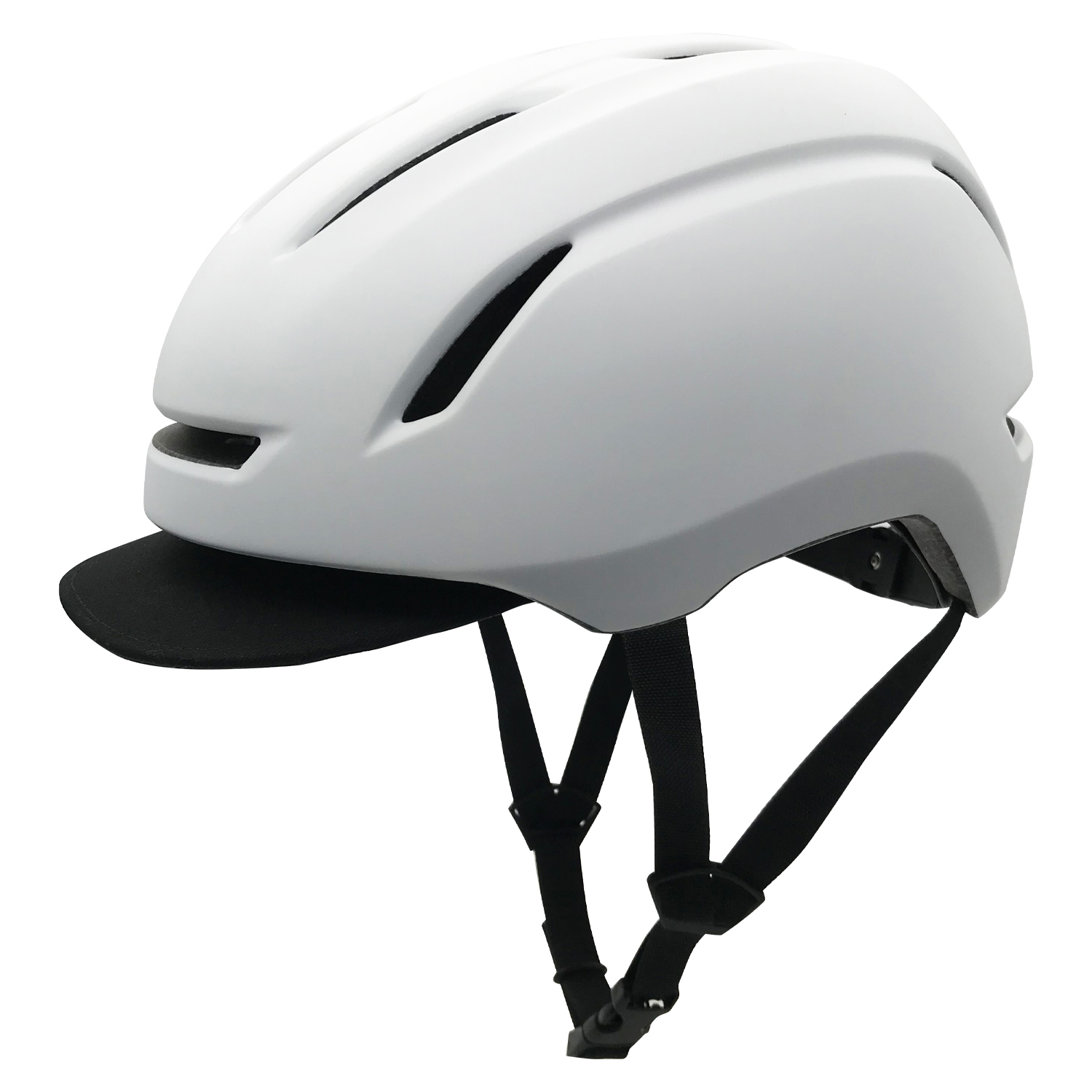 Big Discount Sleek Bike Helmet - Commuter Helmet VU102-White – Vital