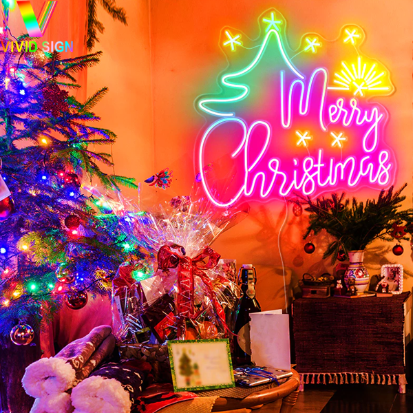 High quality 12V indoor personalized christmas led neon sign DL105 Featured Image