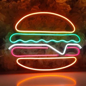 Top-grade Restaraut Hotel Summer Bbq Kitch Decor Burger Neon Sign DL136