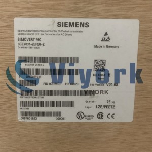 Siemens 6SE7031-2EF50-ZZ=C43+G91+K80+M20 AC DRIF 3AC 380-480V 50/60HZ