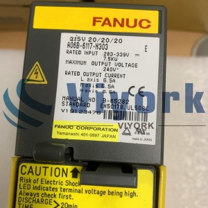 Fanuc A06B-6117-H303 وحدة مكبر للصوت المؤازرة AISV-20/20/20 ALPHAI جديد