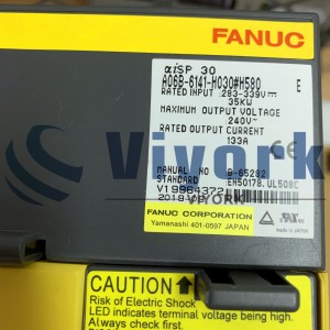 Fanuc A06B-6141-H030#H580 SPINDLE AMPLIFIER MODULE AISP-30 / ITIGA A2 CNC FOU