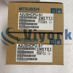 Mitsubishi A2USHCPU-S1 CPU ماڈیول 24 VDC 1024 ڈیجیٹل ان پٹ 30K قدم نئے