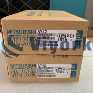 Mitsubishi AY42 PROGRAMMABLE CONTROLLER OUTPUT MODULE 64 POINT DC SINK 0.1A ใหม่