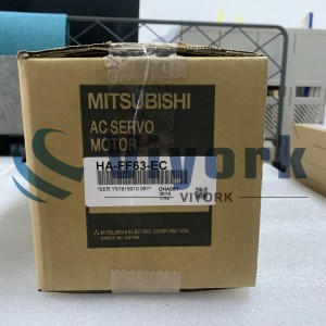 Mitsubishi HA-FF63-EC SERVOMOTOR AC 3.6AMP 600W 3000RPM 129V NOU