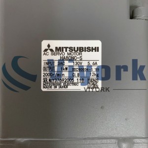 Mitsubishi HA80NC-S AC SERVO MOTOR 5.5AMP 170V 2000R/MIN WITH ENCODER NEW