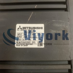 Mitsubishi HC-SF202 AC SERVO MOTOR 11AMP 138VAC 2KW 2000RPM