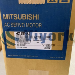 Mitsubishi HG-SR152 AC SERVO MOTOR 1.5KW 7.2NM 200VAC 9.4AM BRAKE 2000RPM
