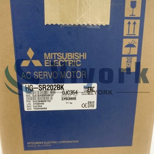 Mitsubishi HG-SR202BK AC SERVO MOTOR 2.0KW 2KRPM W/AÇAR/Əyləc