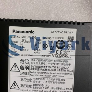 Panasonic MBDJT2210 SERVO DRIVE 15AMP 240VAC B-FRAME