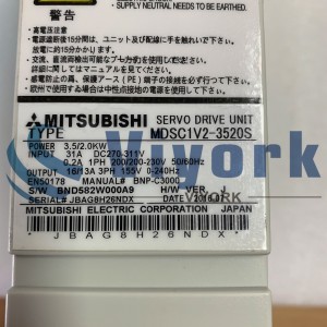 Mitsubishi MDSC1V2-3520S SERVO AMPLIFIER DUAL AXIS 3.5/2.0KW SLIM MODULE