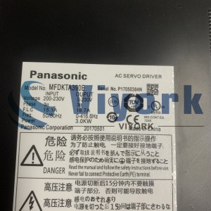 Panasonic MFDKTA390E SERVO DRIVE 90 AMP 3 PHASE 200 VAC