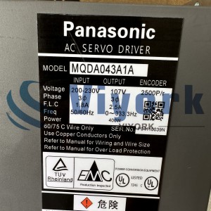 Panasonic MQDA043A1A SERVO DRIVE
