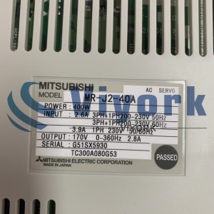 Mitsubishi MR-J2-40A СЕРВО КҮШЕЙТкіш 2,8АМП 170В 0-360Гц 400В