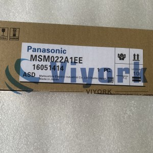 Panasonic MSM022A1EE אַק סערוואָ מאָטאָר מינאַס עקס סעריע נידעריק ינערטיאַ 200VAC 200W