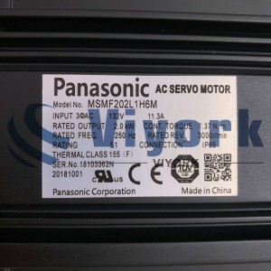 Panasonic MSMF202L1H6M AC SERVO MOTOR