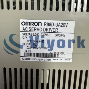 OMRON R88D-UA20V SERVO DRIVE 200/230 V AC 50/60 HZ 750 WATT ANALOG