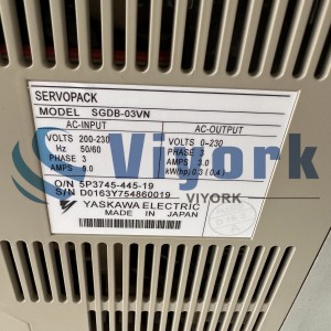 Yaskawa SGDB-03VN सर्भो ड्राइभ 200-230VAC 50/60HZ 5AMP