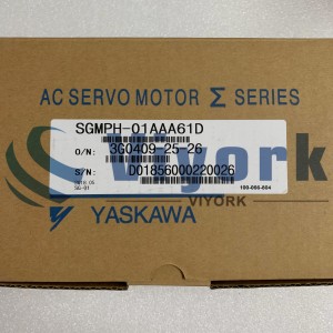 Yaskawa SGMPH-01AAA61D AC SERVO MOTOR CUBE-TYPE 100W 3000RPM 0.318NM NEW