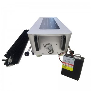 Multifit factory sell 990 wireless remote control solar panel cleaning robot automatic solar panel cleaning equipment