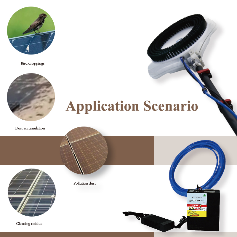 Solar Panel Brush Application scenario 2