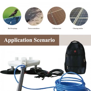 MULTIFIT feature upgrade MULR-C03 220V AC accommdate Solar Panel Cleaning Brush (AC & DC Dual power)