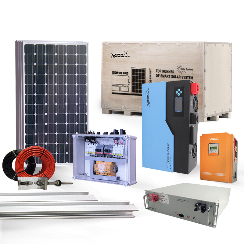 Best Vmaxpower high conversion efficiency 10KW Off-grid solar energy system  Manufacturer and Factory