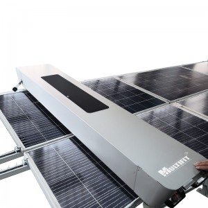 Multifit manufacturer sell 1950 wireless remote control solar panel cleaning robot China PV cleaning machine