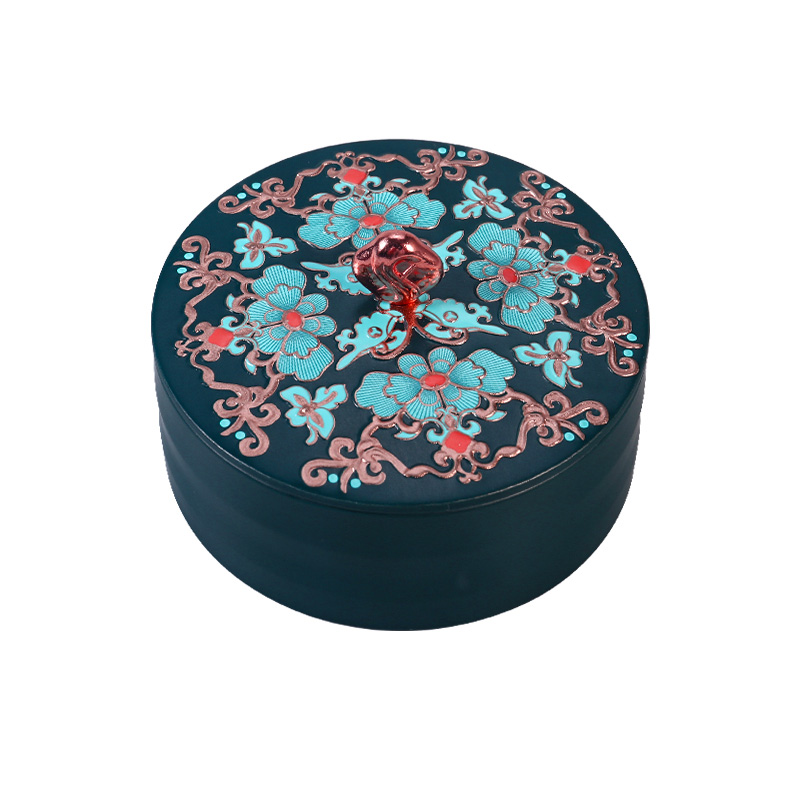 Round-Shaped Tin Box OD0919A-01 for Loose Powder Puff Featured Image