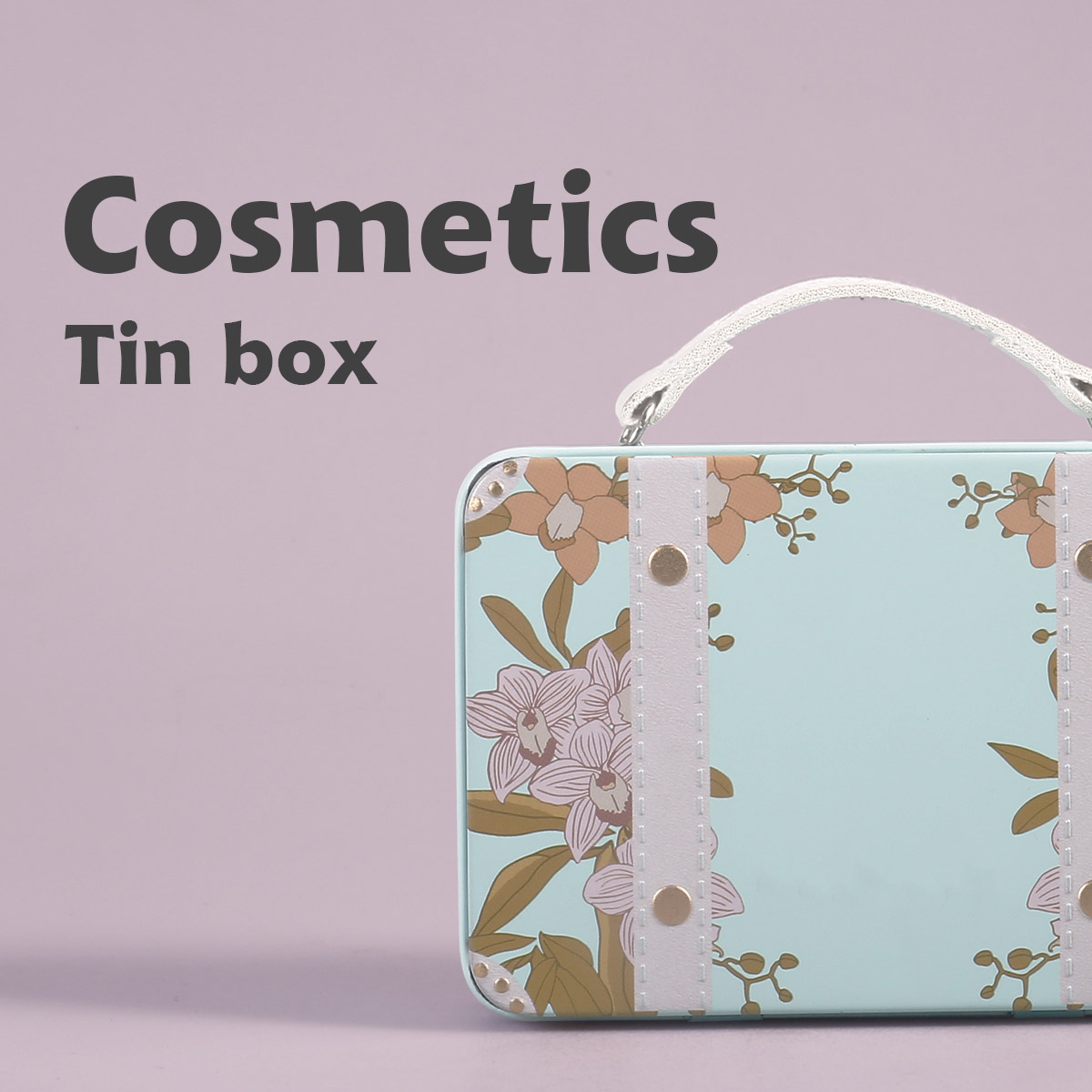 Cosmetics Tin box