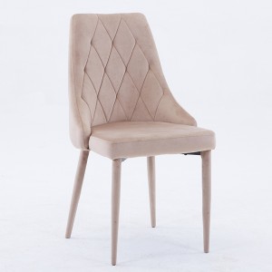 Luxury Home Furniture modern hot sale Cheap fabric upholstered dining chair for sale