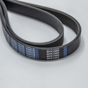 CR/EPDM China V Belts 6PK1665 V-ribbed Belts for Peugeot