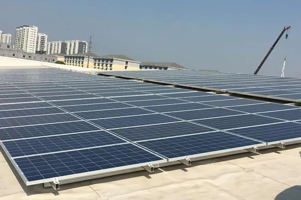 TPO Roof Solar Mounting System: flexible layout, high foundation, light weight, providing a comprehensive and cost-effective solution
