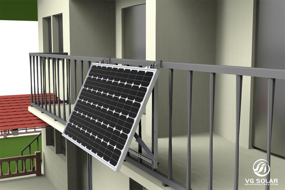 I sistemi fotovoltaici di balconi furniscenu una fonte d'electricità durabile, stabile è ecunomica per a casa