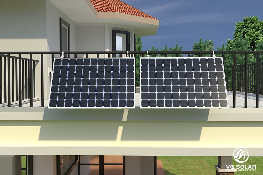 Balkon fotovoltaïese stelsel bring veranderinge