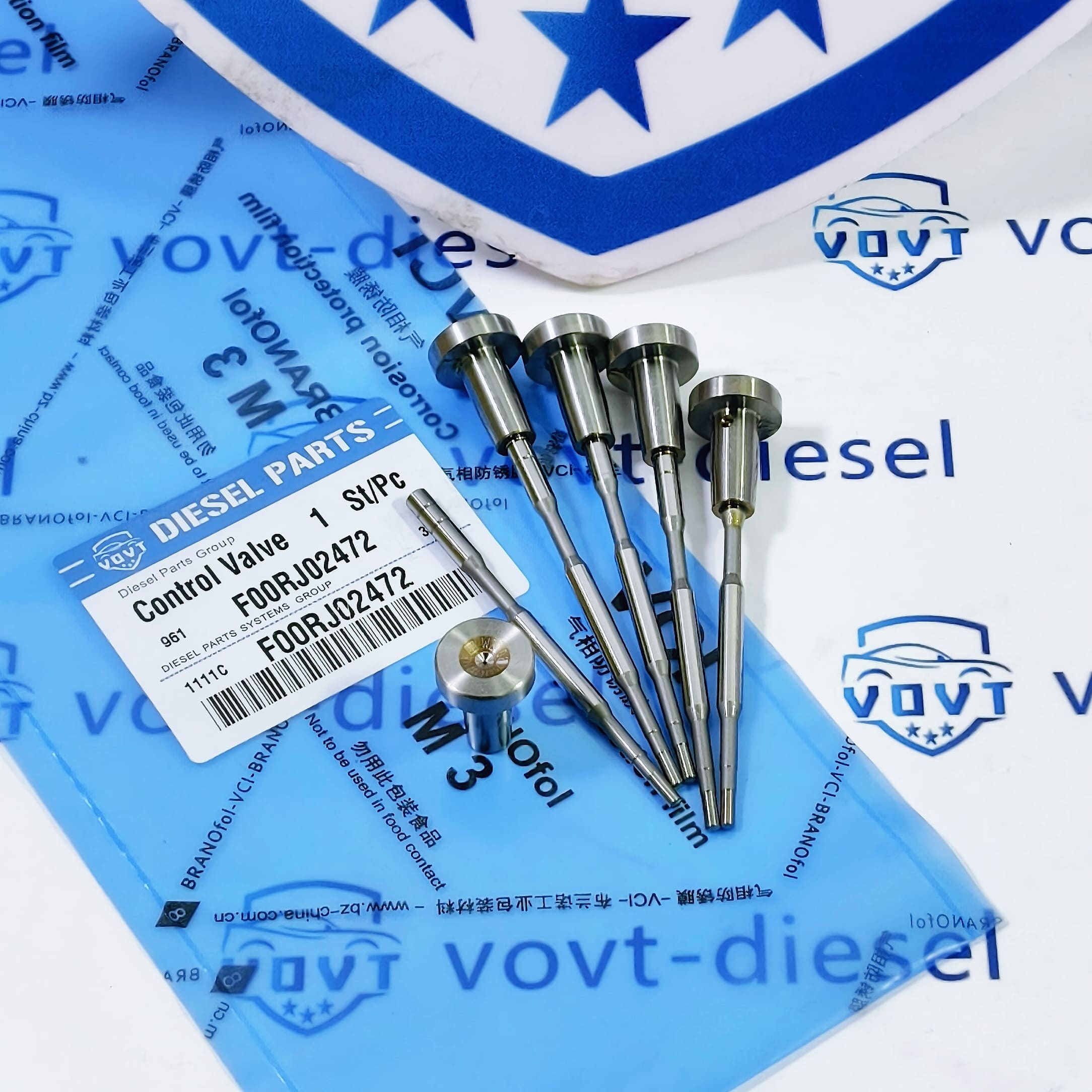 High Precision New Diesel Injector Control Valve F00RJ02472 Valve Assembly for Fuel Injector Engine Spare Parts