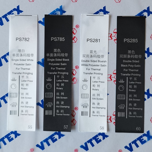 Short Lead Time for Best Price Tear Tape - Thermal Transfer Slit Edge Polyester Satin – VTEX GROUP