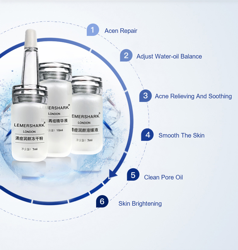 Acne treatment and moisturizing set (5)