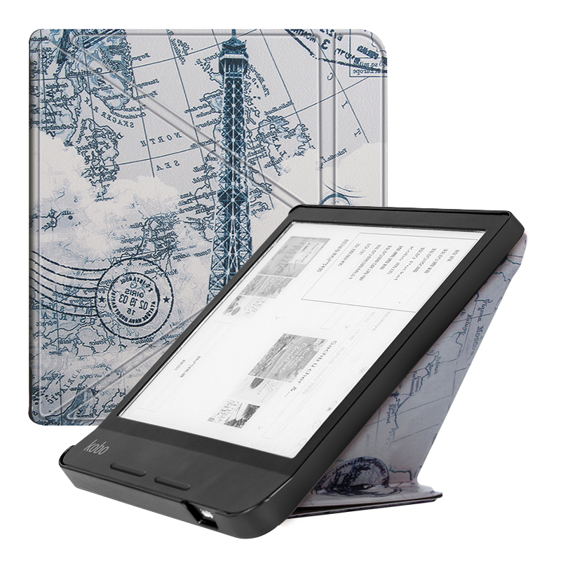 Best Origami Stand Case for Kobo Sage 8inch Slim and lightweight PU Leather  Protective Case Cover Manufacturer and Factory