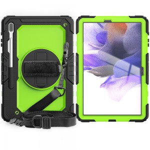 Rotating Shockproof Rugged Case for Samsung Galaxy tab S7 FE 12.4 cover