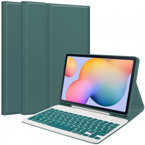 Colorful Wireless keyboard Case for Samsung galaxy tab S6 lite factory